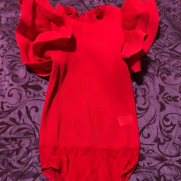 Brand new red body suit - Picture 2 of 3